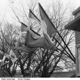Forradalmi román zászlók, Temesvár, Strada Circumvalatiunii az ELTIM kazángyárnál